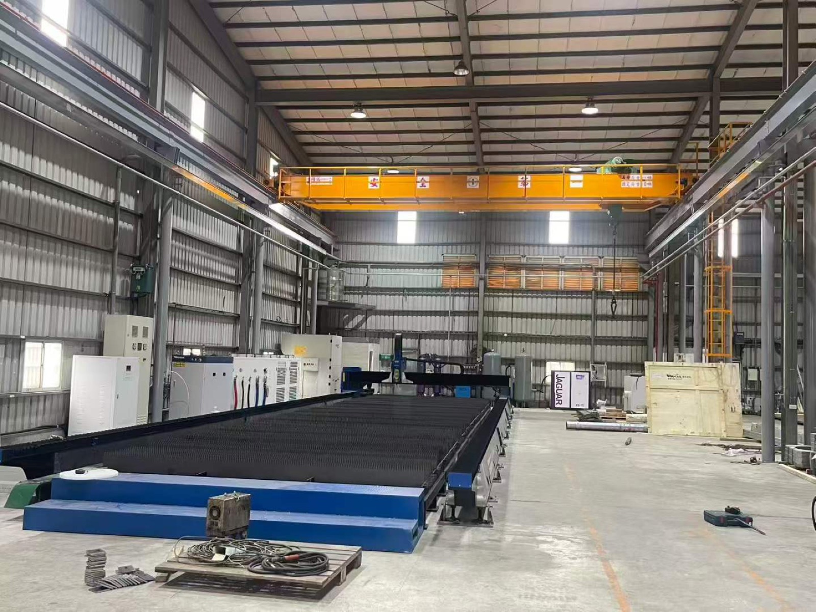 桃園 60kW 線軌雷射切割機現場照片