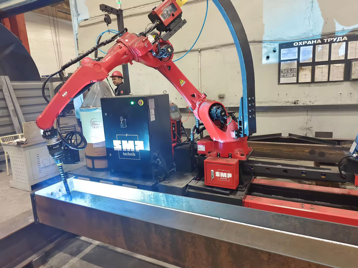 LEYOUNG Welding Robot Delivered to Russia | Robotic Welding System Manufacturer-Laser Cutting Machine | LIYANG Laser from China LEYOUNG Welding Robot Delivered to Russia | Robotic Welding System Manufacturer-Laser Cutting Machine | LIYANG Laser from China